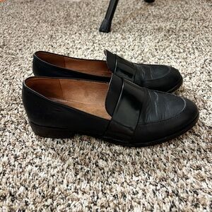 Madewell Black Elin Leather Loafers Women’s 7.5